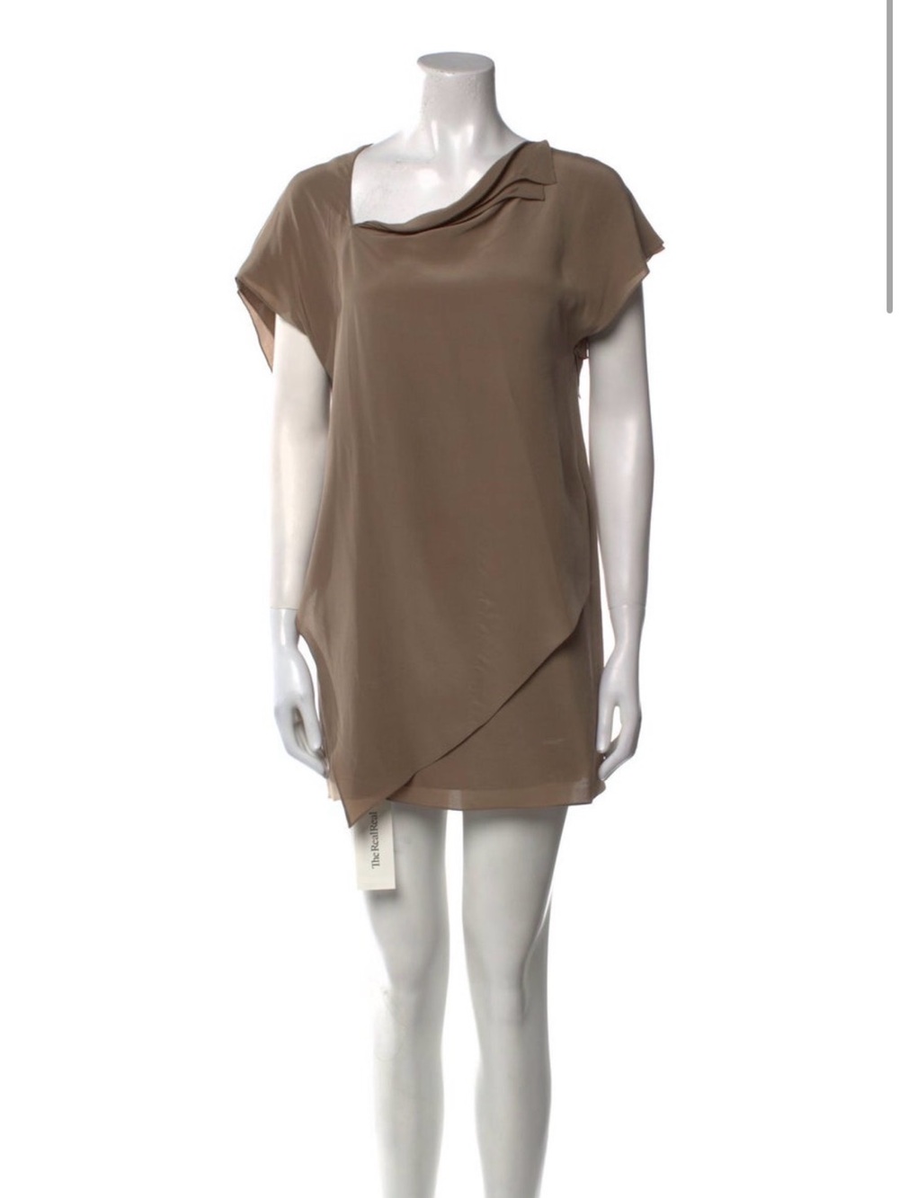 3.1 Philip Lim Asymmetric Draped Silk Dress